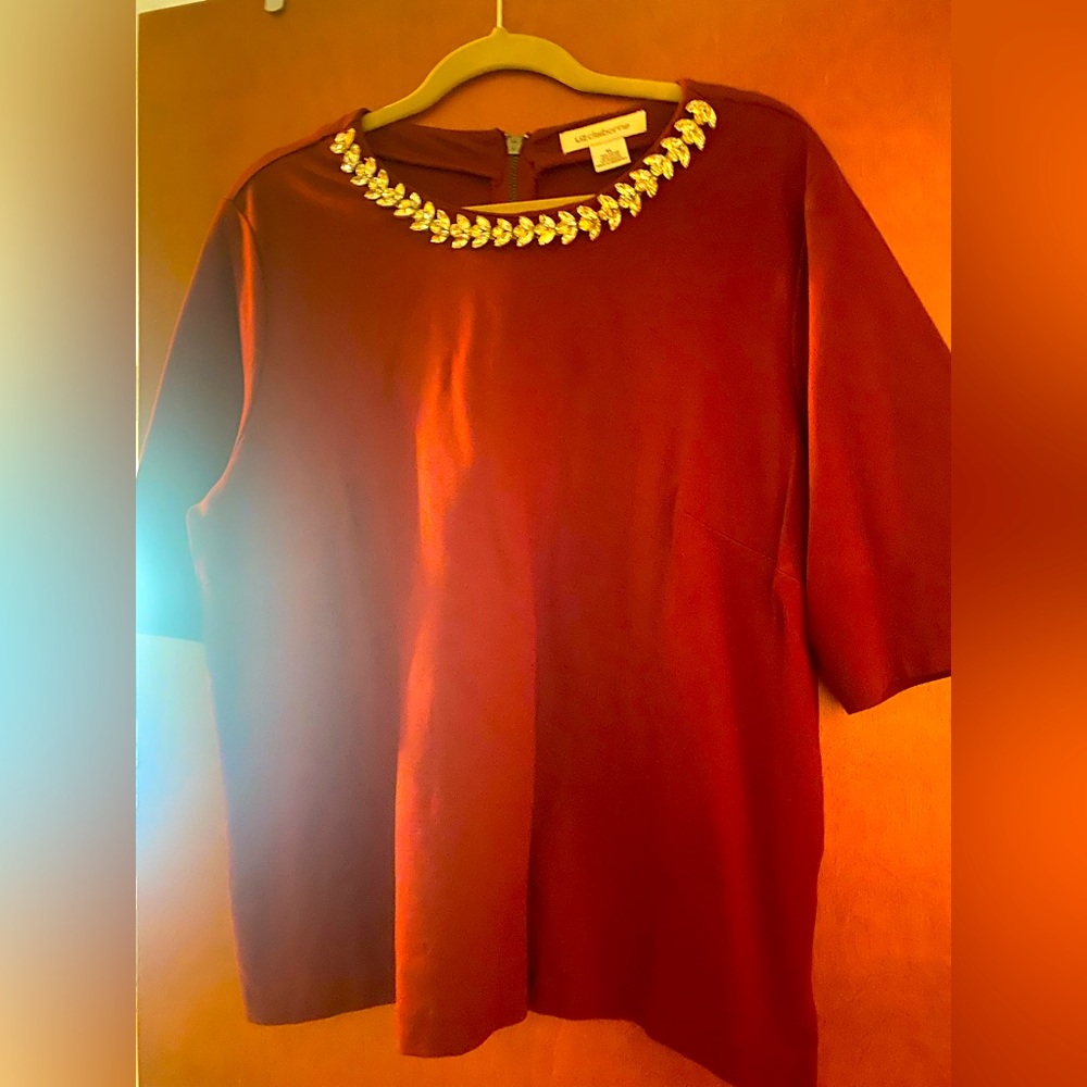 Bead embellished top